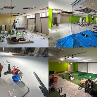 室内ゴルフ場施工実績