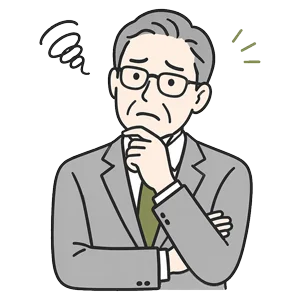 防球マット施工で悩むオーナーのイラスト